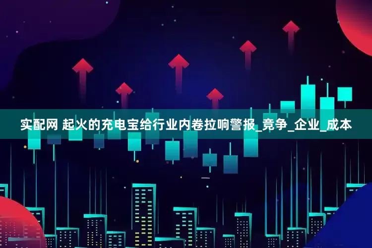 实配网 起火的充电宝给行业内卷拉响警报_竞争_企业_成本